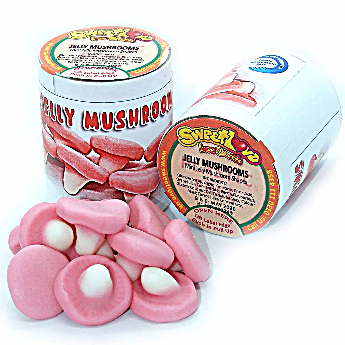 Foam and Jelly Mushrooms,